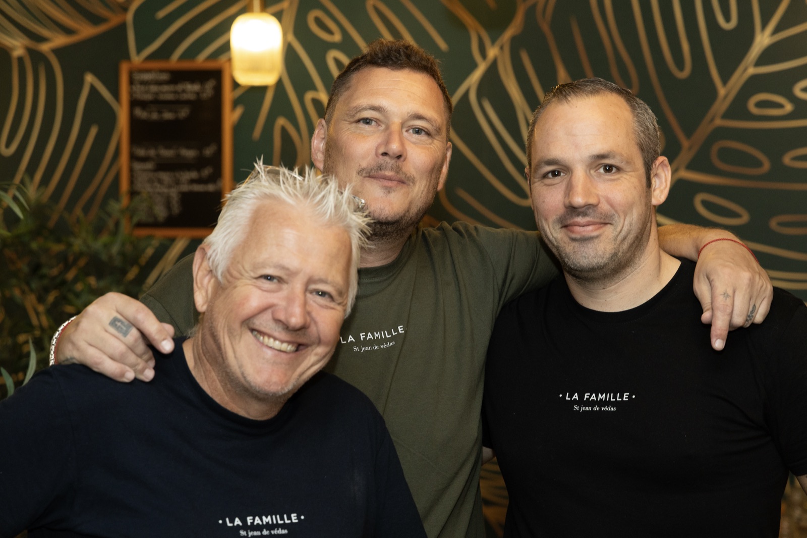 Gilles, Arnaud et Christophe, l’équipe de La Famille