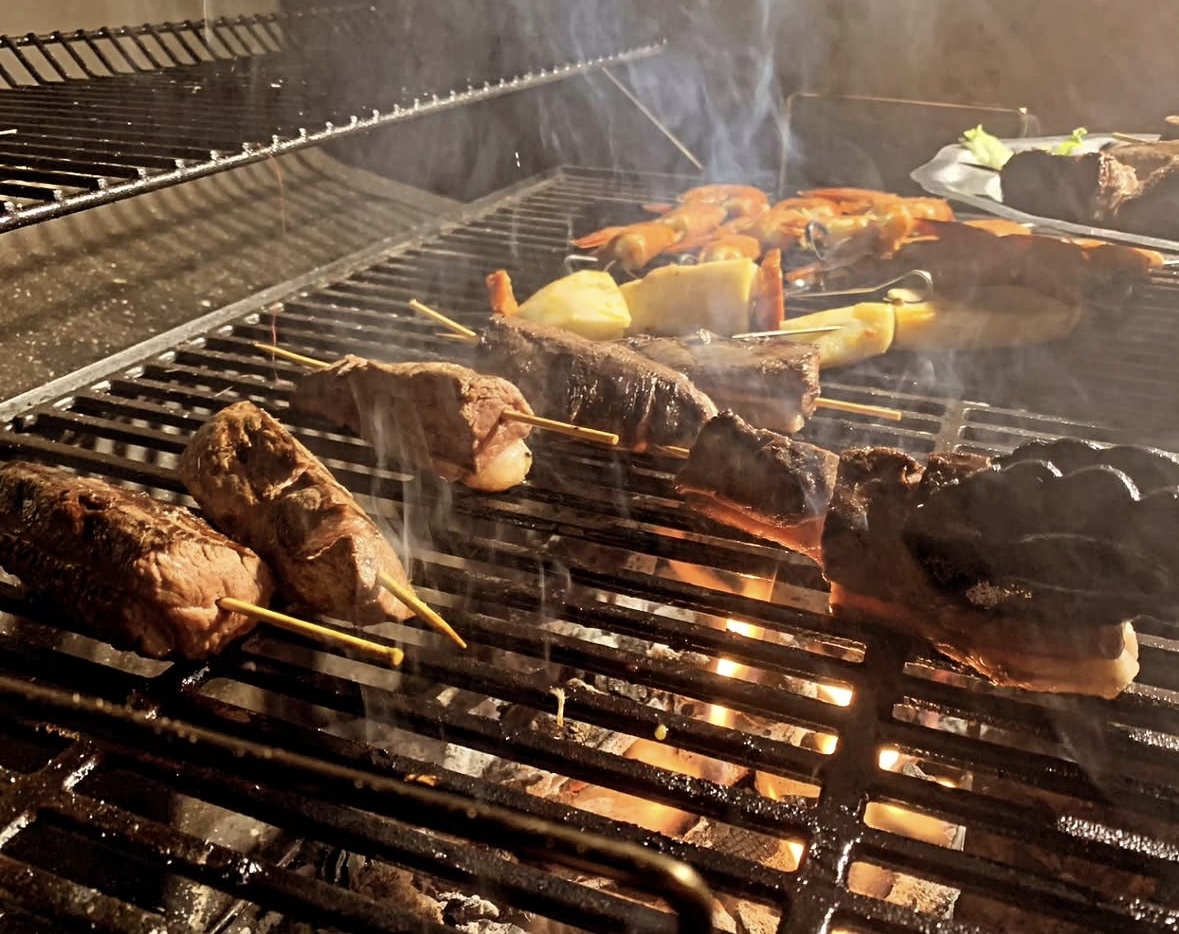Grillades au restaurant La Famille